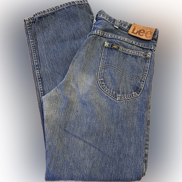 Lee Other - Vintage 90s Lee Riders Mens Denim Jeans Medium Wash Sz 34x32 Relaxed Regular Fit